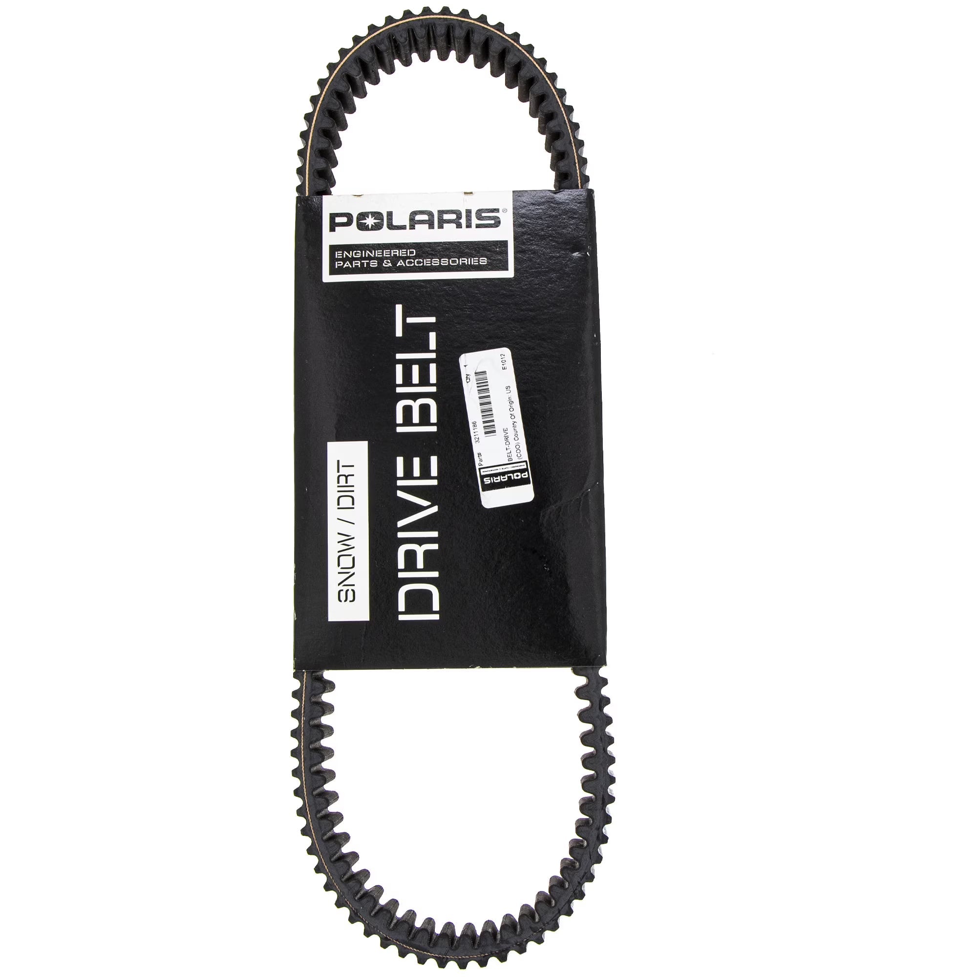 Polaris OEM Drive Belt 3211186 – Factory Replacement CVT Belt for RZR XP Turbo, Ranger, RS1, Pro XD